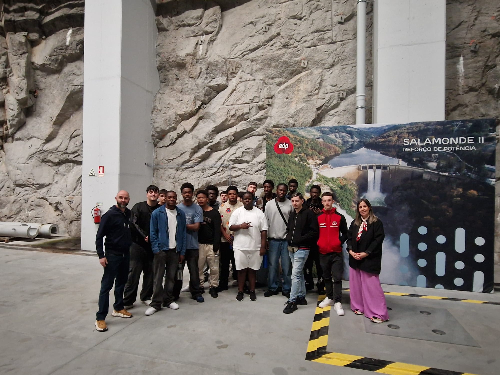 Visita de estudo à Barragem de Salamonde