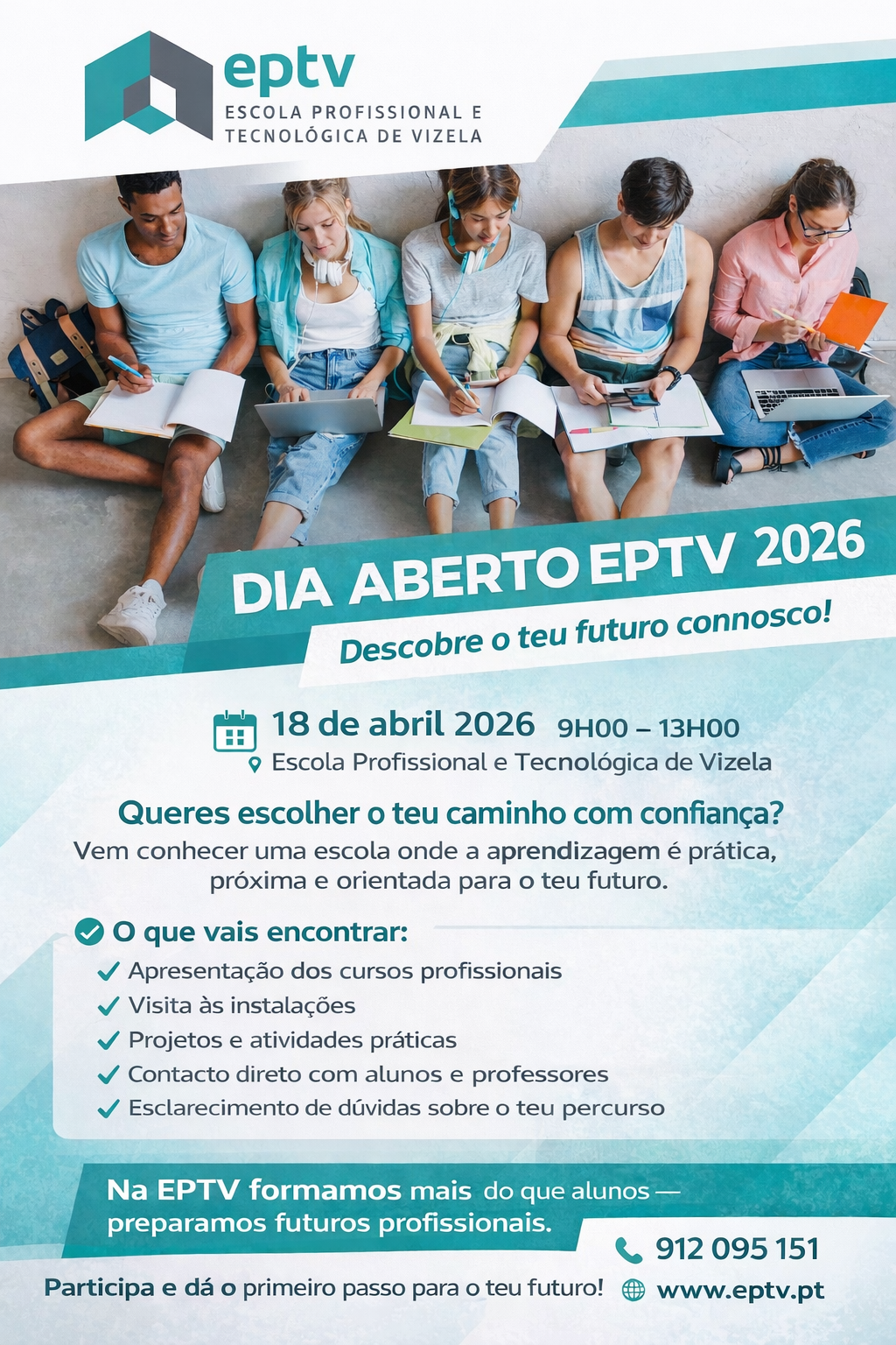 🎓 EPTV promove Dia Aberto a 18 de abril